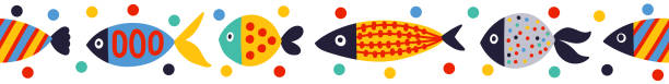 Triangle Fish Border 18,900+ Fish Borders Stock Illustrations, Royalty-Free Vector Graphics ...
