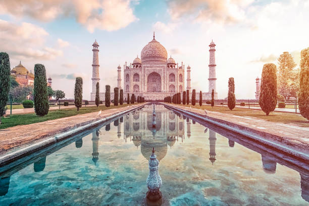 istock Taj Mahal mausoleum in Agra 1377840650