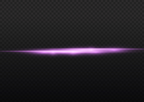Random Violet Line Horizontal Violet Light Rays Flash Purple Line Stock Illustration ...