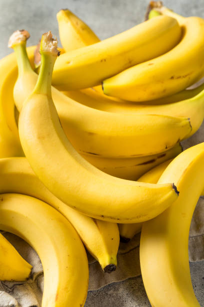 istock Organic Raw Yellow Banana Bunch 1377862612