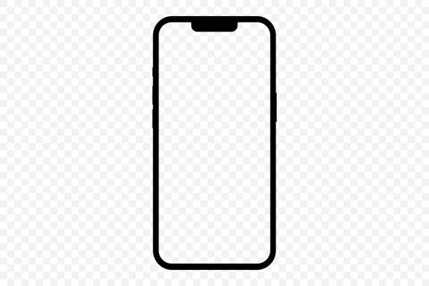 stockillustraties, clipart, cartoons en iconen met realistic mobile phone mockup, cellphone app template. isolated stock vector - tekstveld