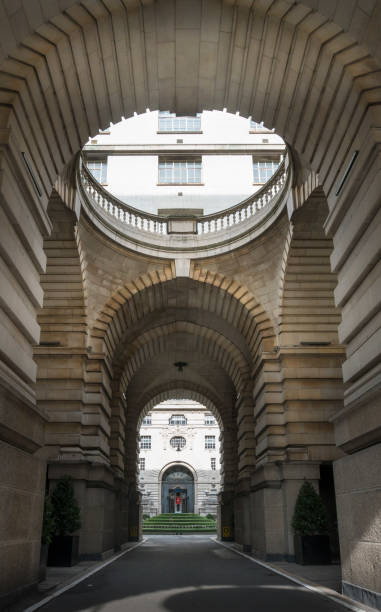 istock County Hall Entrance, London 1377903988
