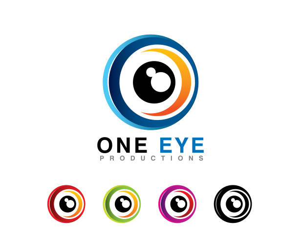 one eye produktionen - filmklappe grafiken stock-grafiken, -clipart, -cartoons und -symbole