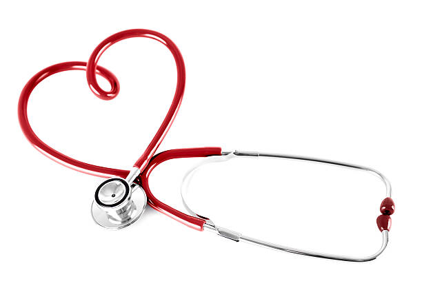 istock stethoscope in shape of heart, isolated on white 137801019