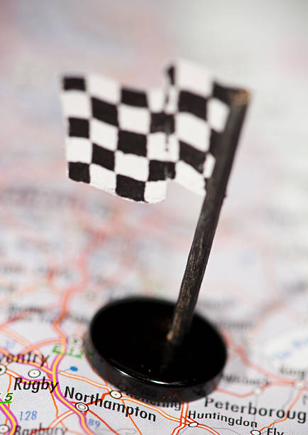 istock open-wheel single-seater racing car Racing Track in Great Britain 137801395
