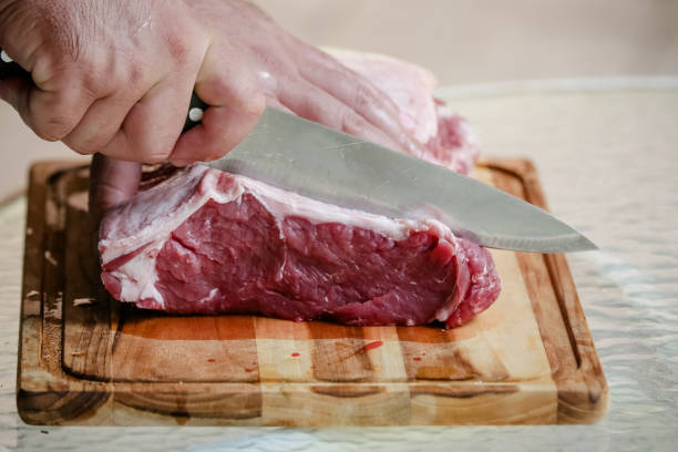 istock Beef cut on the table for barbecue preparation. 1378073103