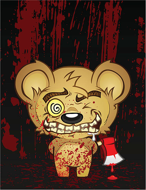 438 Scary Teddy Bear Illustrations & Clip Art - iStock | Broken teddy bear