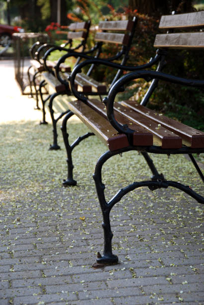 istock Benches along the street 1378078000