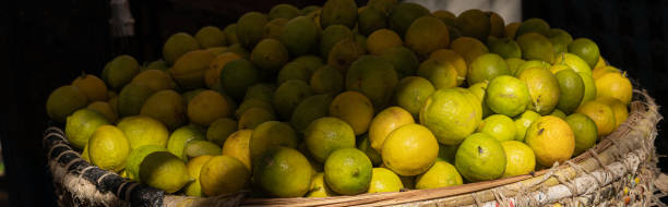 Heap of Limes in local market