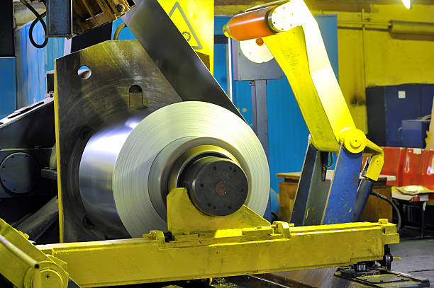 istock rolls of steel sheet 137810365