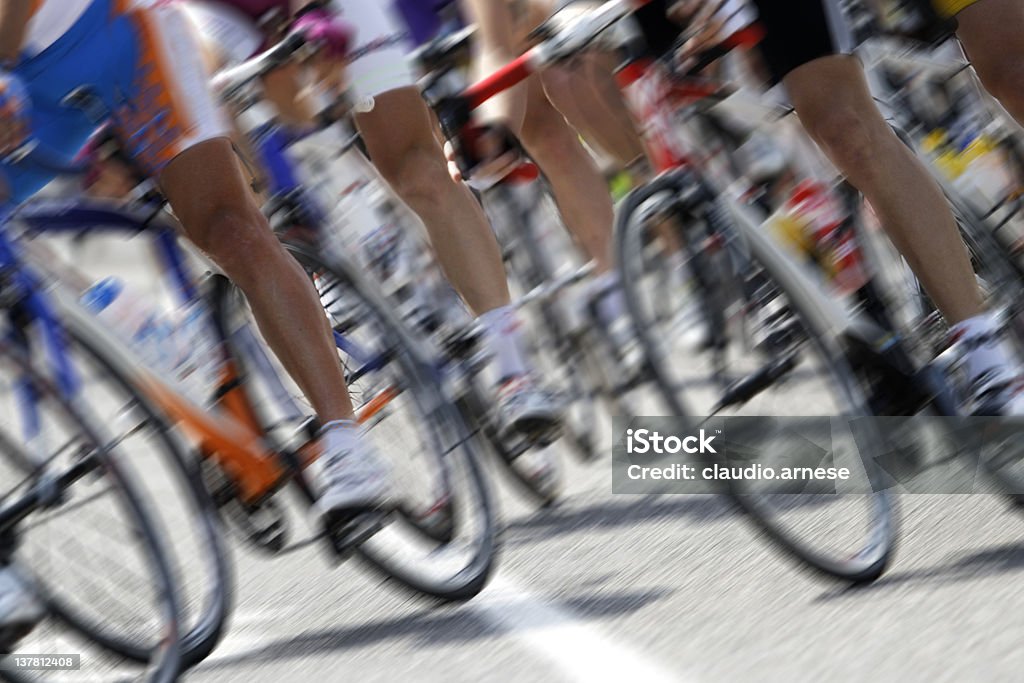 Fahrrad-Wettbewerb. Farbe - Lizenzfrei Radfahren Stock-Foto
