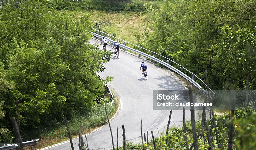 Ciclismo. Immagine a colori - Foto stock royalty-free di Ciclismo
