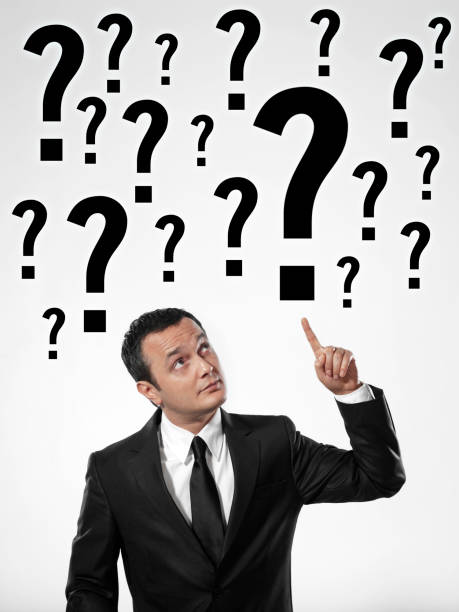 istock Businessman asking questions 1378137918