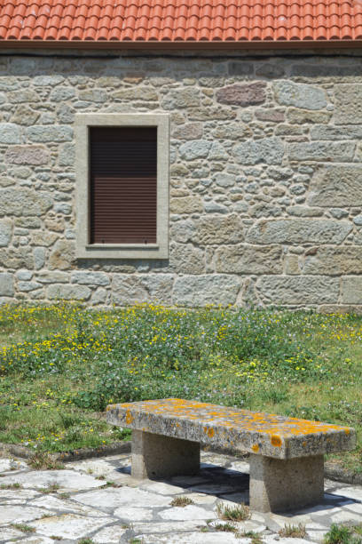 istock Bench near the house 1378157857
