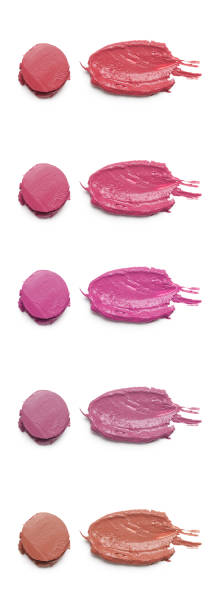 istock Creamy makeup smear isolated on white background 1378163543