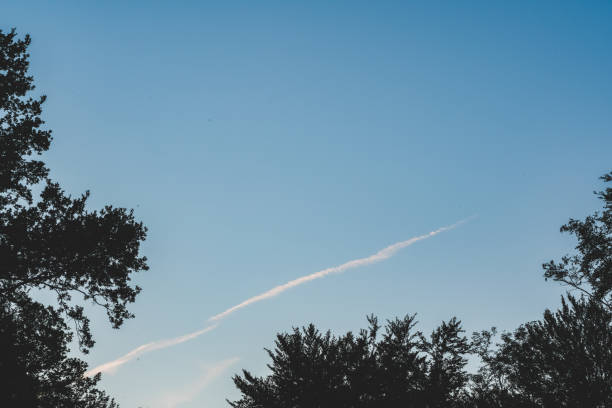 A beautiful sky in the evening hours.