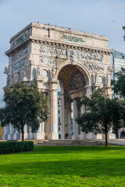 istock Triumphal Arch in Genoa 1378183451