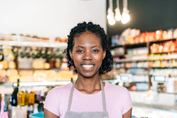 istock Delicatessen store owner portrait 1378195478