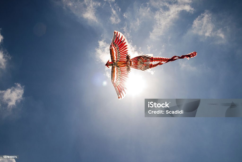 Flying die Firebird - Lizenzfrei Phönix Stock-Foto