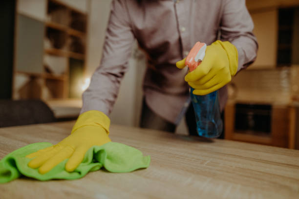 istock Cleaning his home 1378205983