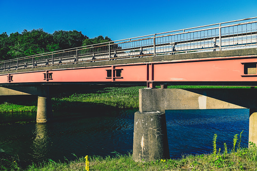 A bridge over a small river in Germany.