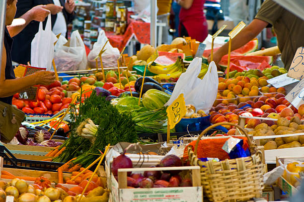 istock Greengrocer's Shop. Color Image 137822376