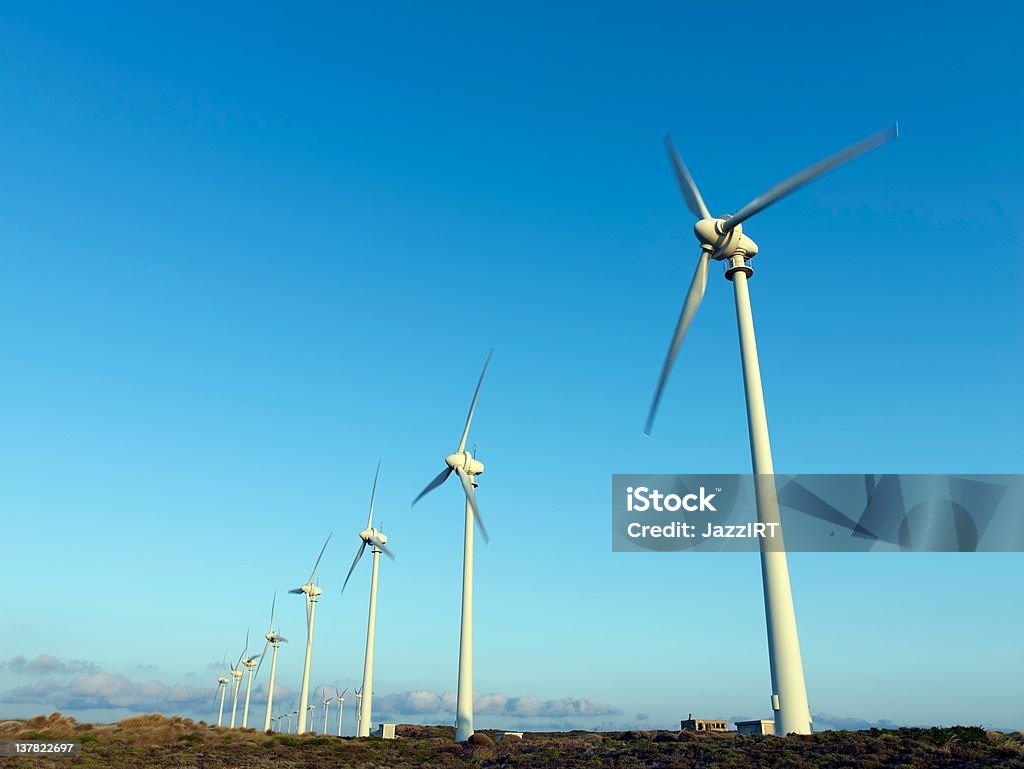Turbinas eólicas - Royalty-free Ao Ar Livre Foto de stock
