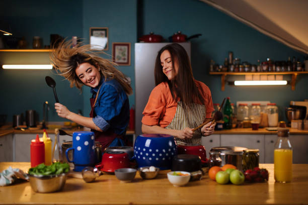 istock Dancing around the kitchen is their way of having fun 1378311415