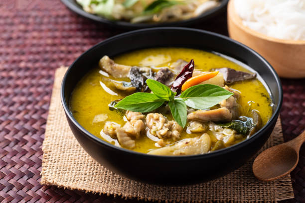 istock Thai food, Green curry chicken 1378326361