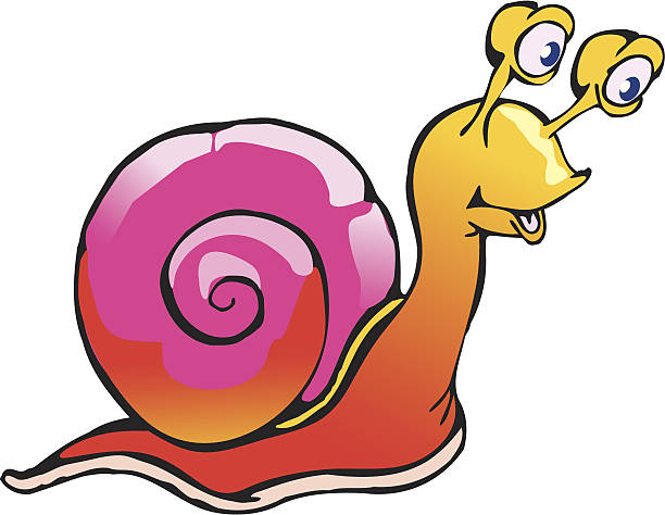 Cute Snail Cartoon Stock Clipart | Royalty-Free | FreeImages