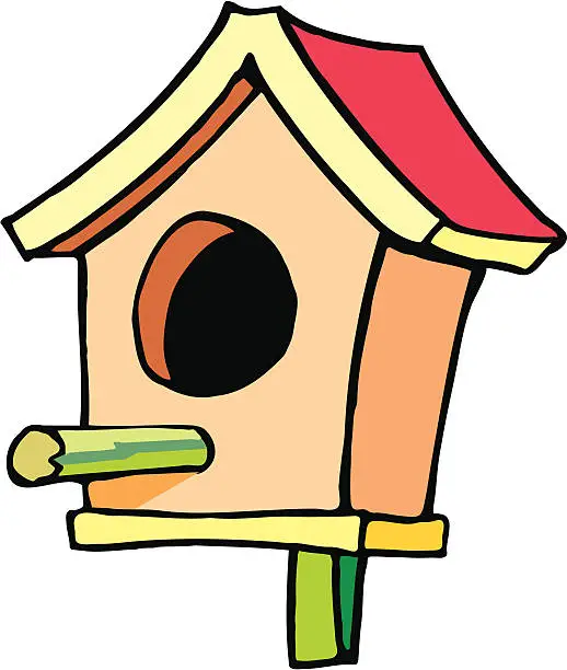 Vector illustration of nesting box