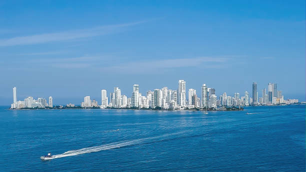 istock Early Morning Cartagena Skyline 1378346577