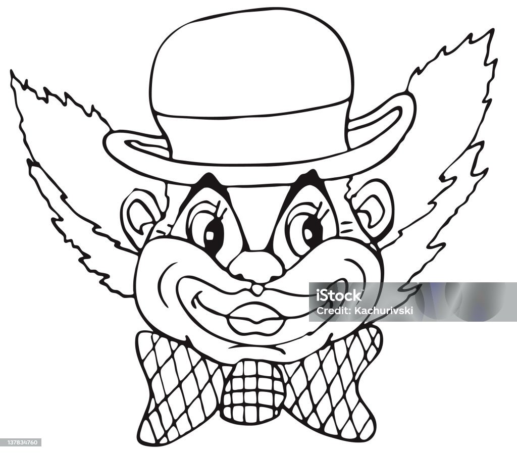 clown - clipart vectoriel de Artiste de spectacle libre de droits