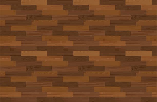 illustrations, cliparts, dessins animés et icônes de parquet parquet - walnut wood backgrounds dark