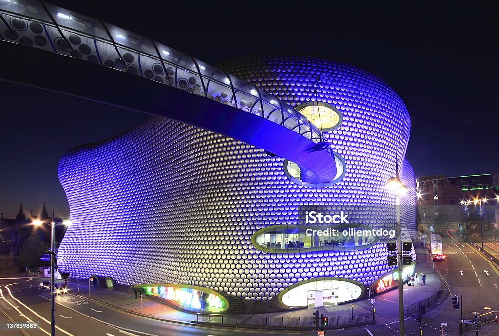 Birmingham Bull Ring di notte - Foto stock royalty-free di Birmingham - Inghilterra