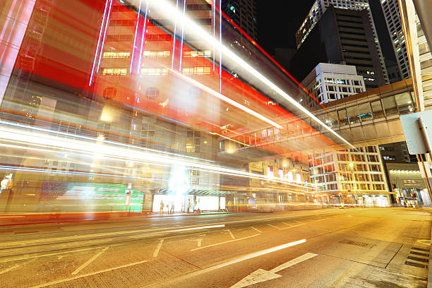 istock Traffic through the city at night 137840315
