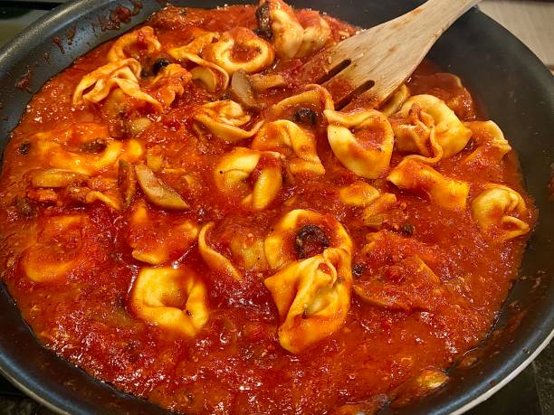istock Tortellini in Marinara Sauce 1378405813