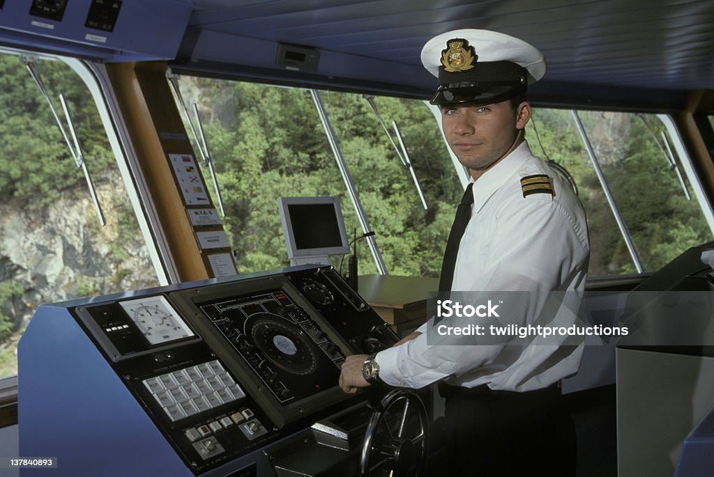 Navi Officer - Foto stock royalty-free di Capitano