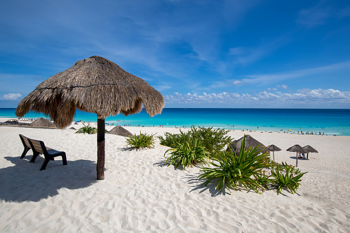 Mexico, Playa Delfines, Dolphin Beach n Riviera Maya in Cancun