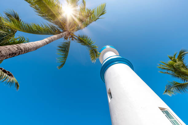 サンミゲルデコスメル、メキシコ、植民地中心とショッピング街 - cozumel ストックフォトと画像