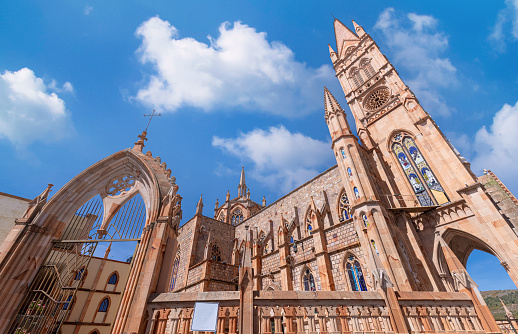 Mexico, Zacatecas catholic churches, Parish of our Father Jesus in historic colonial center.