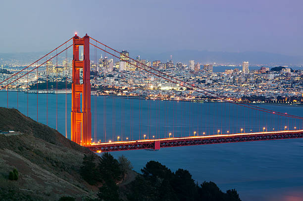 istock Golden Gate Bridge with San Francisco in the background 137843012