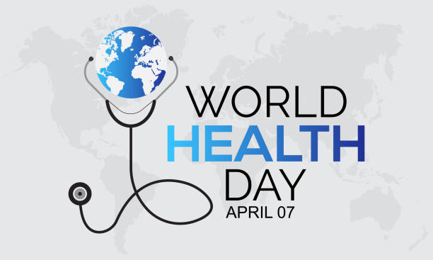 ilustrações de stock, clip art, desenhos animados e ícones de world health day. healthcare template for banner, card, poster, background. - mundial 2022