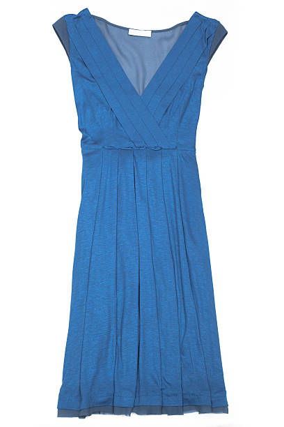 istock Fashionable blue gown 137845375