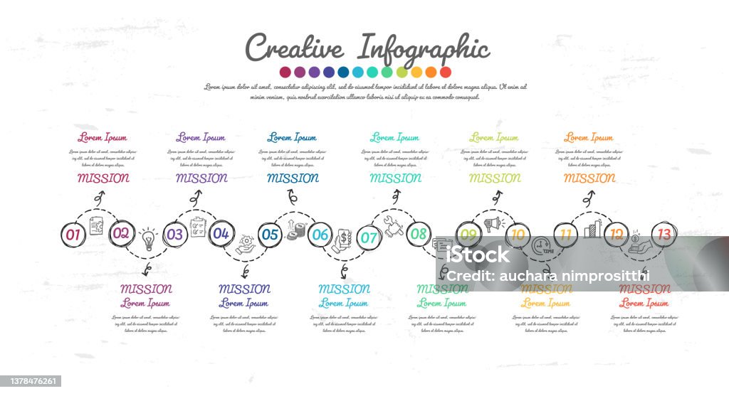 Ilustración de Diseño Infográfico Estilo De Dibujo A Mano Opción 13 Para La Línea De Tiempo De La Presentación y más Vectores Libres de Derechos de Infografía - iStock Ilustración de Diseño Infográfico Estilo De Dibujo A Mano Opción 13 Para La Línea De Tiempo De La Presentación y más Vectores Libres de Derechos de Infografía - iStock