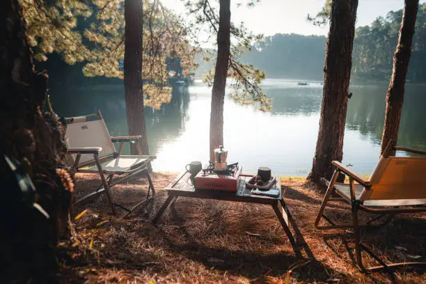 Photo of Camping and coffee at Pang Ung in the morning