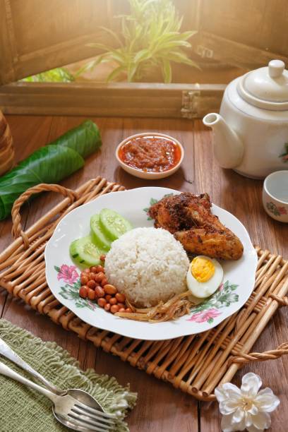 istock Nasi Lemak Fried Chicken 1378523099