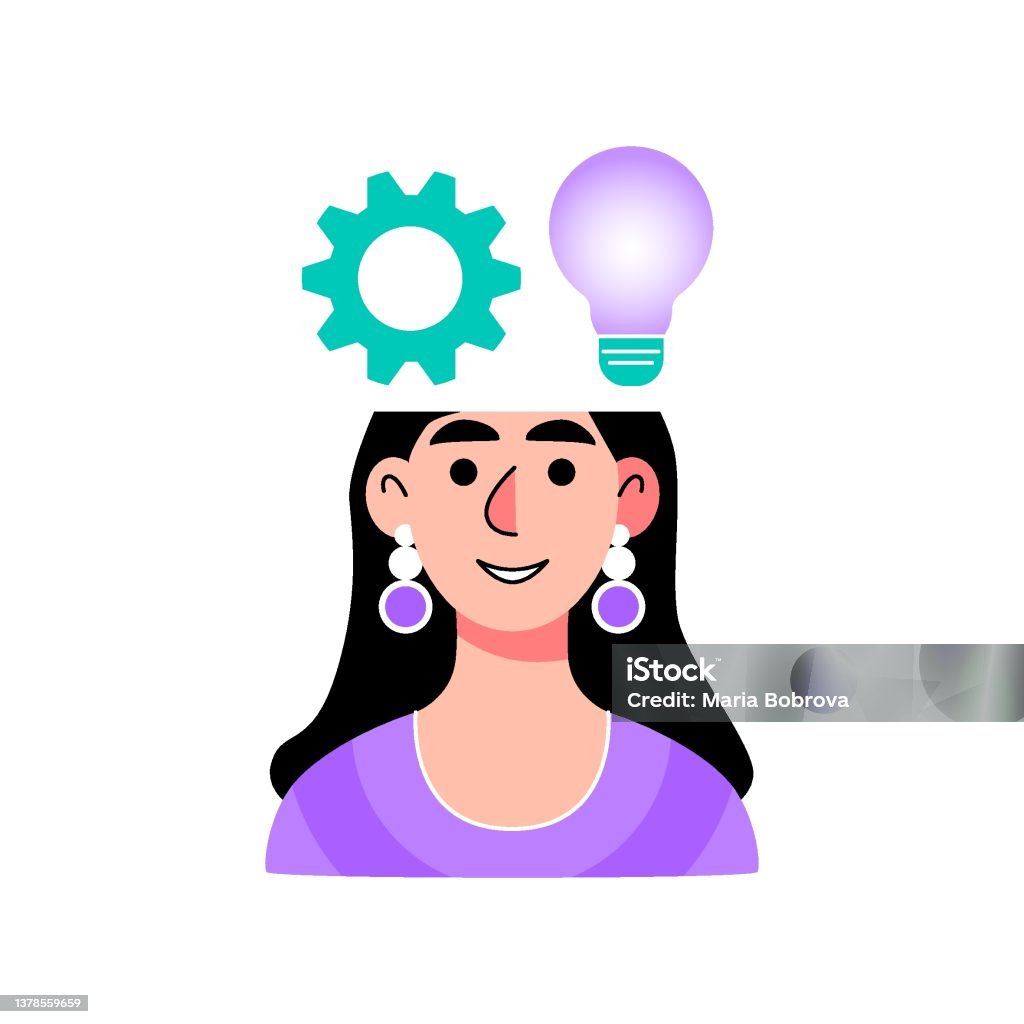 Wthinking Thinking Process Stock Illustration - Download Image Now - Abstract ...
