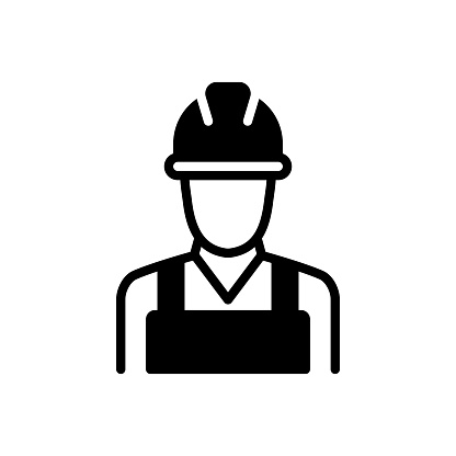 Icon for contractor, occupier, hireling, lessee, builder, architect, craftsmen, engineer, professional