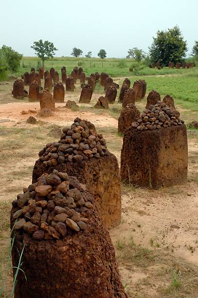 istock Vertical image of the Wassu stone circles 137858201